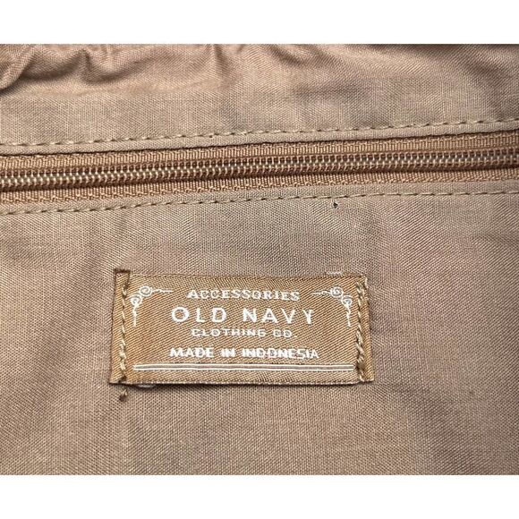 Old Navy Hobo Bag - Brown Suede like material with Sherpa accent - Picture 6 of 6